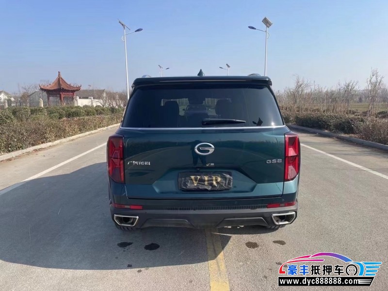 22年传祺GS8轿车抵押车出售