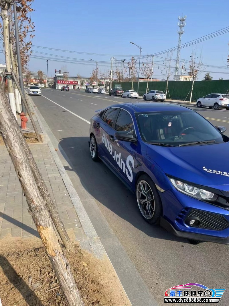 19年本田思域轿车抵押车出售