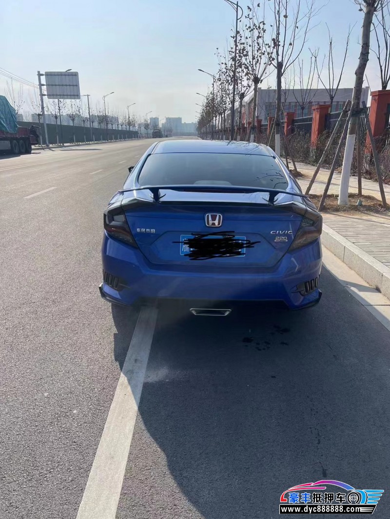 19年本田思域轿车抵押车出售