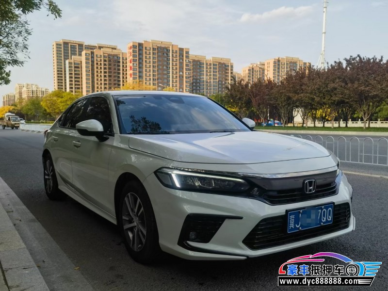 22年本田思域轿车抵押车出售