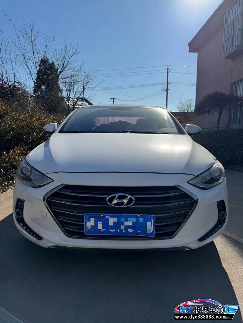 19年现代领动轿车抵押车出售