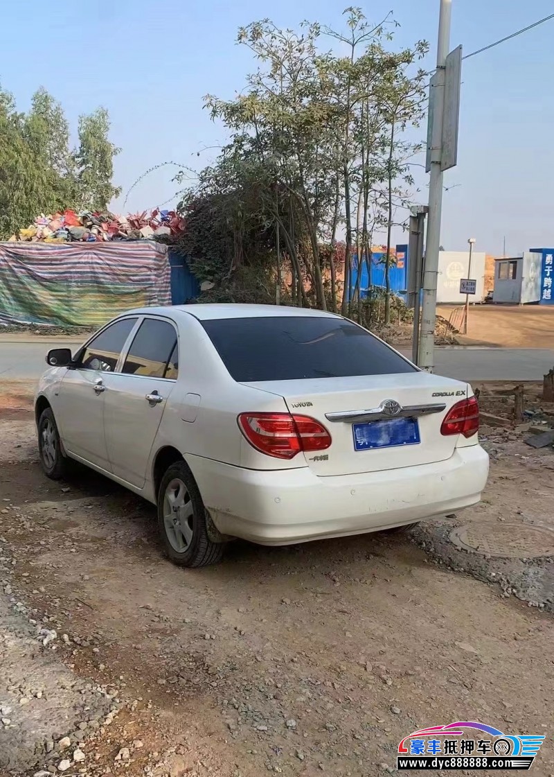 15年丰田花冠轿车抵押车出售