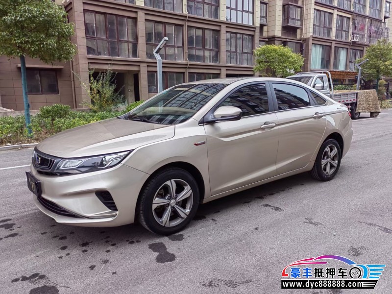 19年吉利帝豪轿车抵押车出售