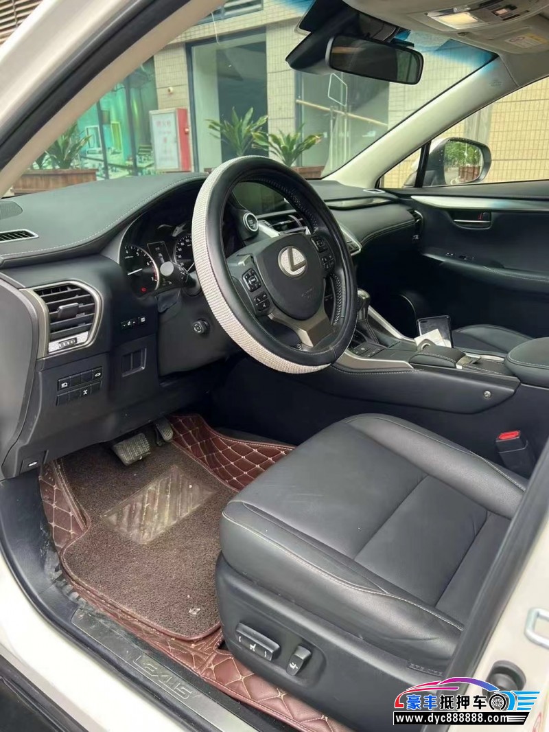 18年雷克萨斯NX轿车抵押车出售