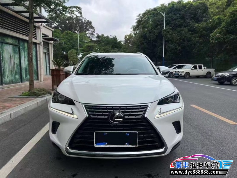 18年雷克萨斯NX轿车抵押车出售