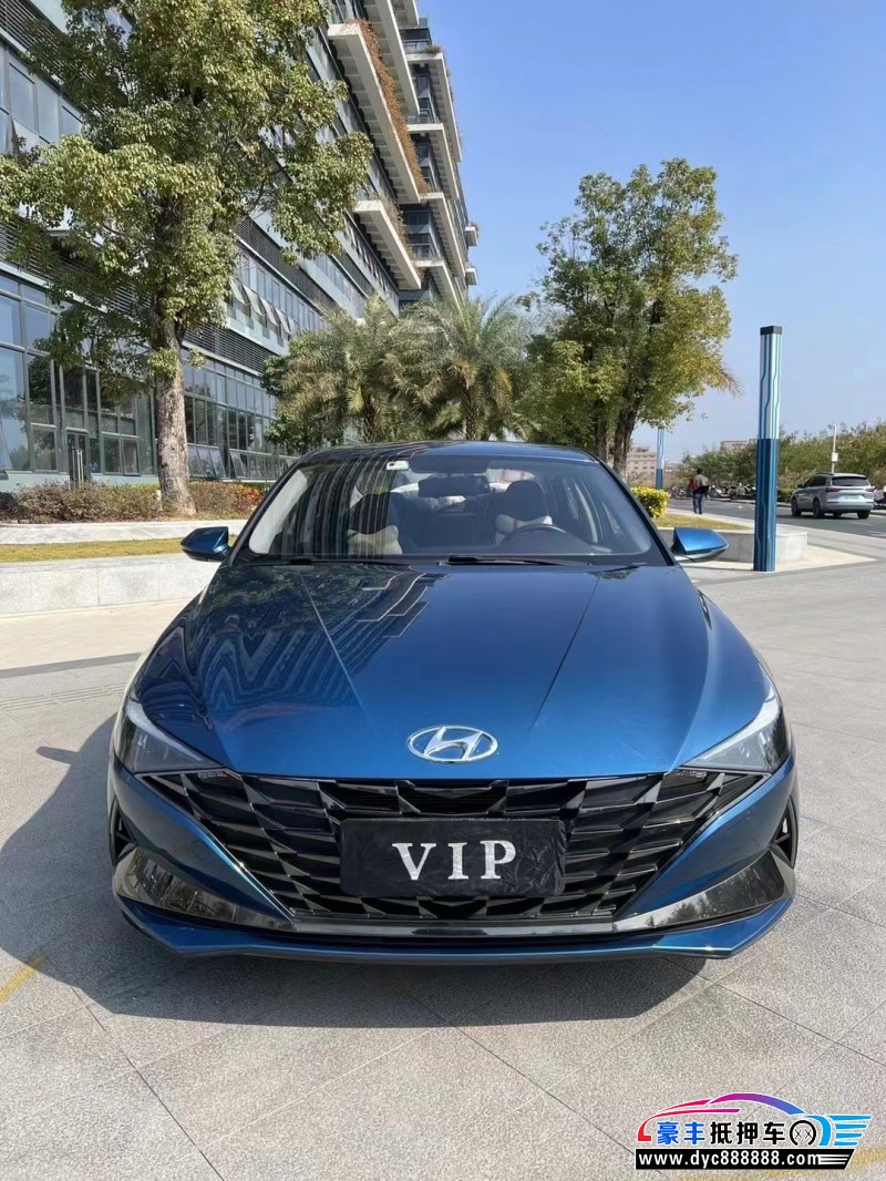 21年现代伊兰特轿车抵押车出售