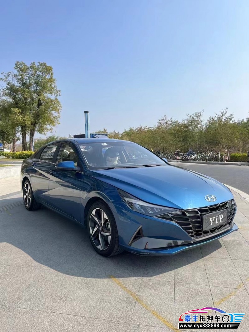 21年现代伊兰特轿车抵押车出售