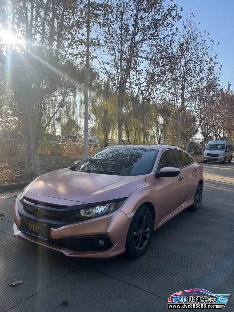 19年本田思域轿车抵押车出售