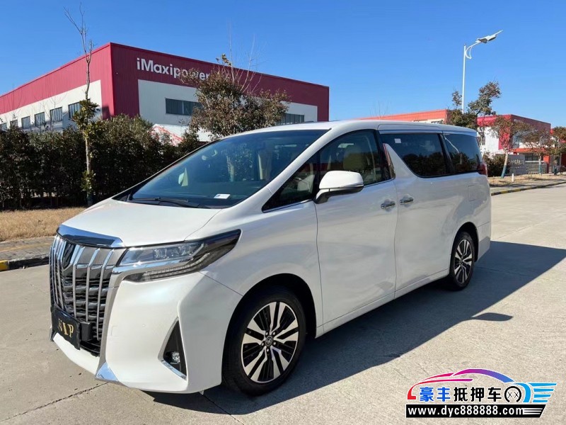 18年丰田埃尔法轿车抵押车出售