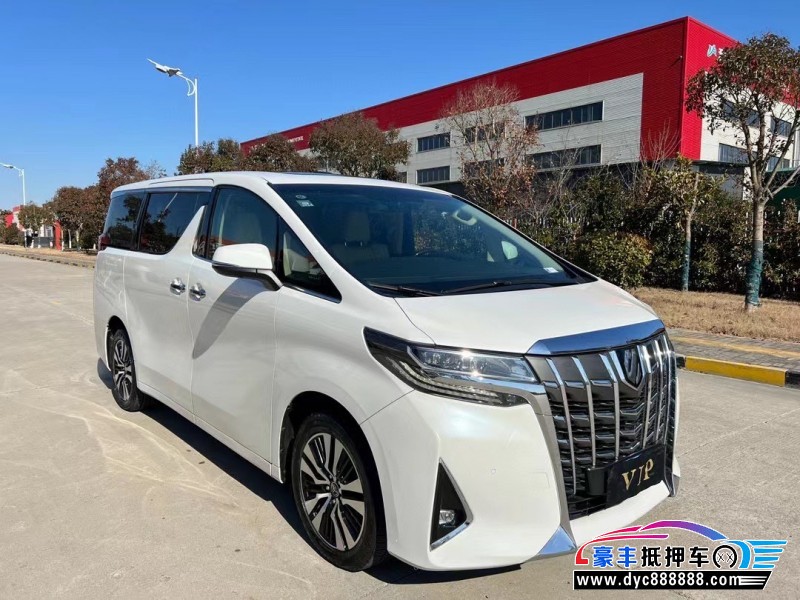 18年丰田埃尔法轿车抵押车出售