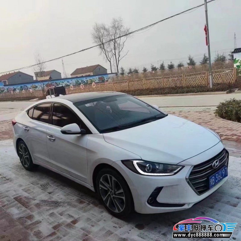 16年现代领动轿车抵押车出售