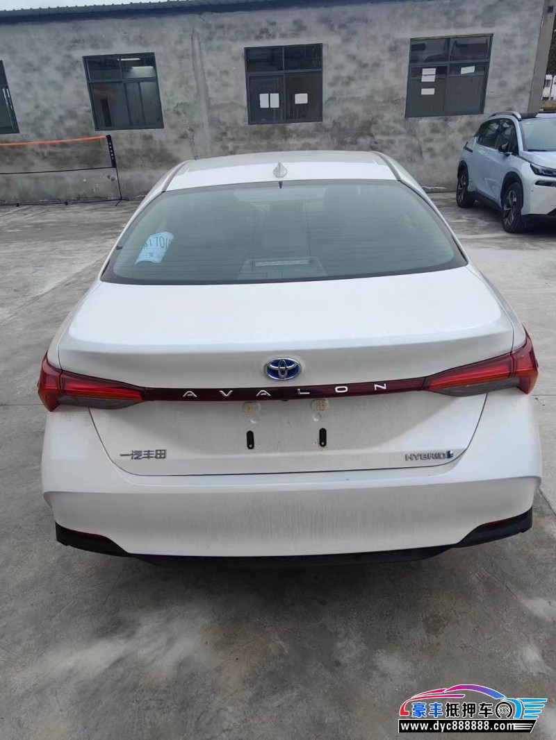 24年丰田亚洲龙轿车抵押车出售