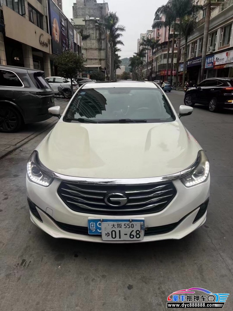 15年传祺GA6轿车抵押车出售