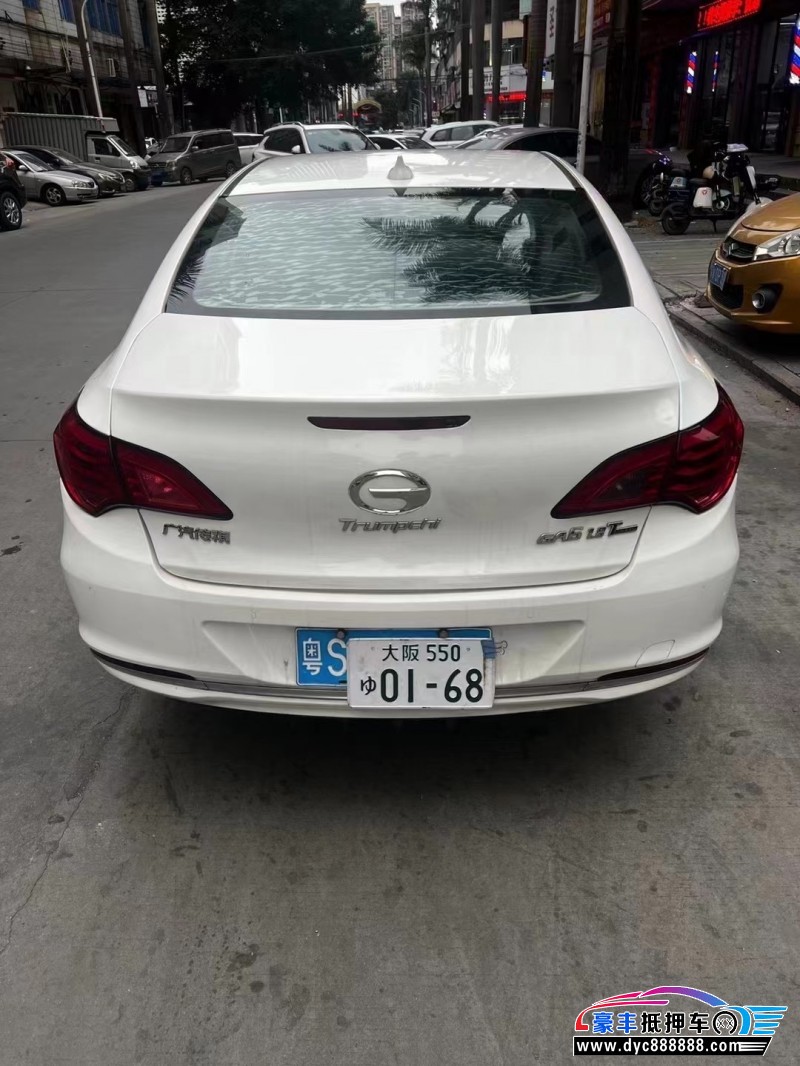 15年传祺GA6轿车抵押车出售