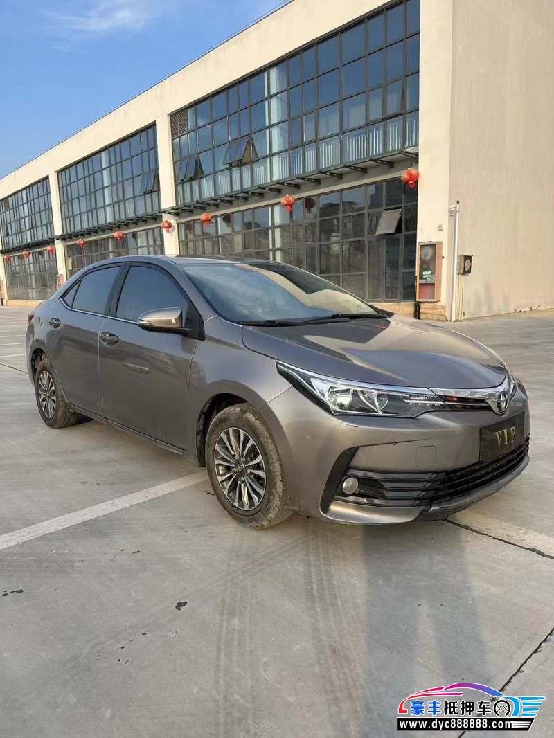 17年丰田卡罗拉轿车抵押车出售