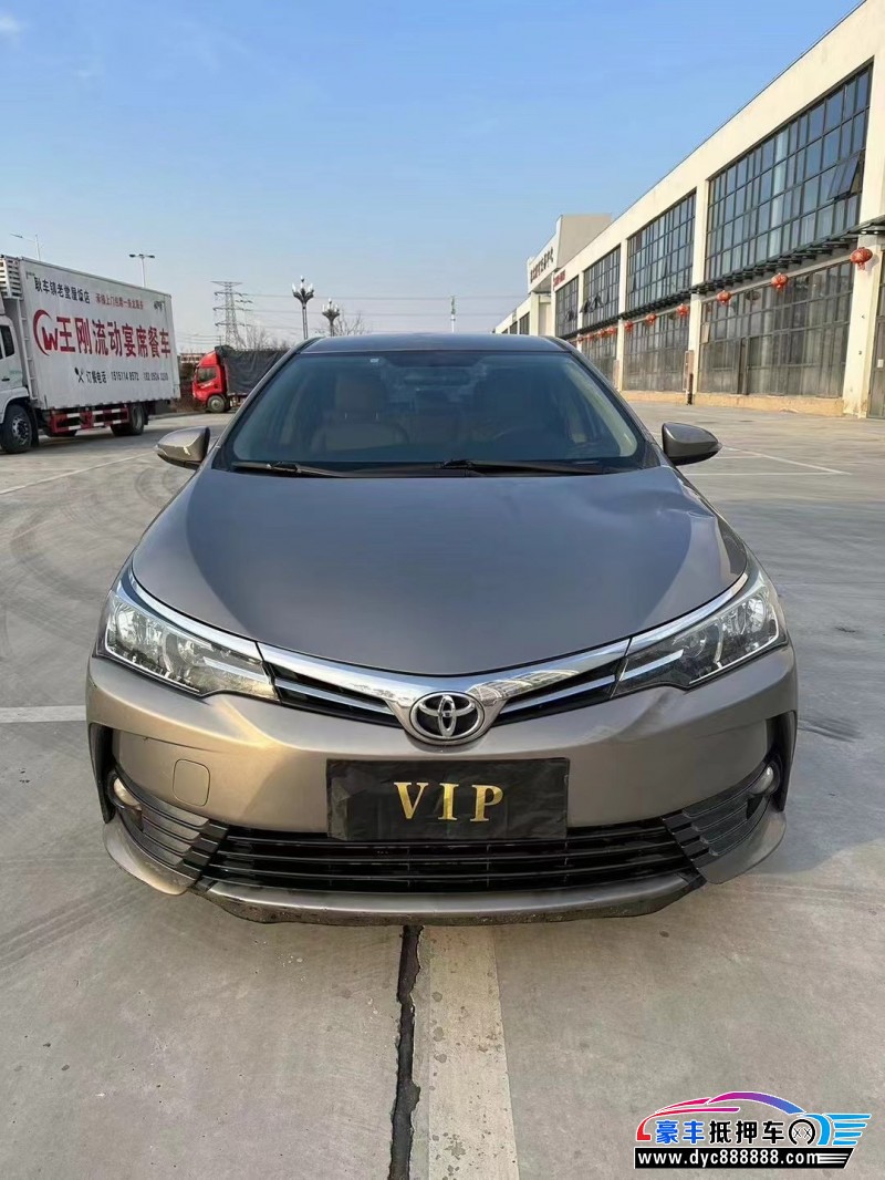 17年丰田卡罗拉轿车抵押车出售