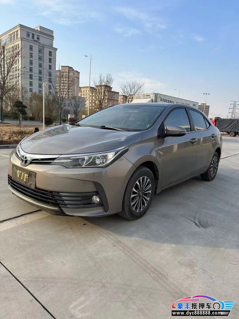 17年丰田卡罗拉轿车抵押车出售