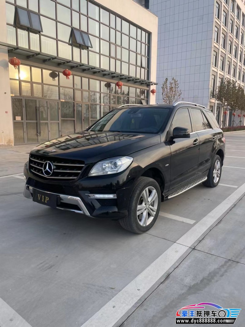 12年奔驰MLSUV抵押车出售