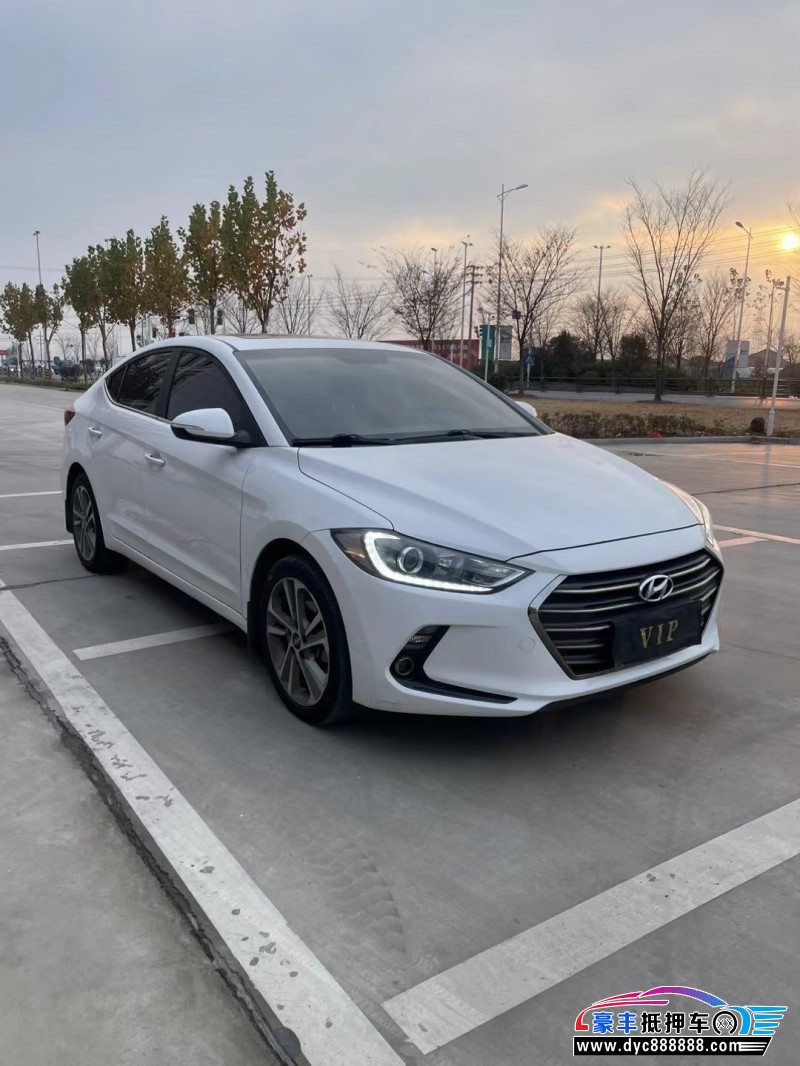 17年现代领动轿车抵押车出售