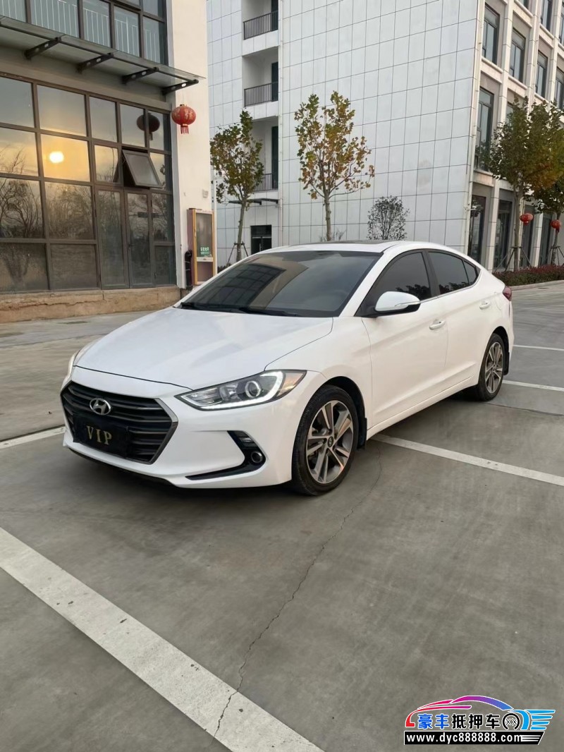 17年现代领动轿车抵押车出售