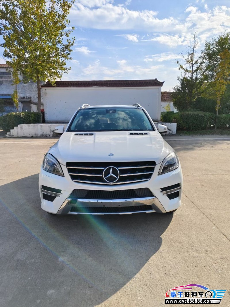 15年奔驰ML轿车抵押车出售
