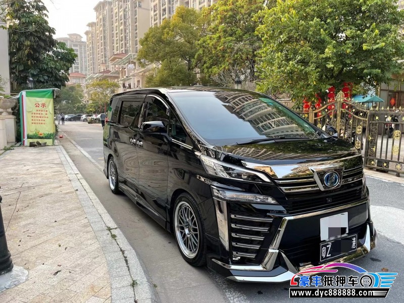 19年丰田威尔法轿车抵押车出售