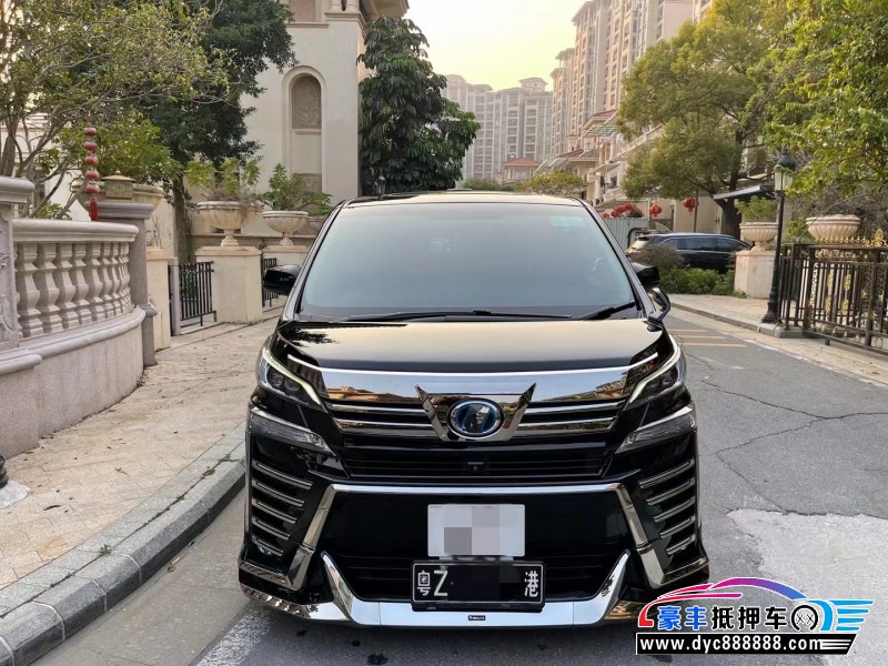 19年丰田威尔法轿车抵押车出售