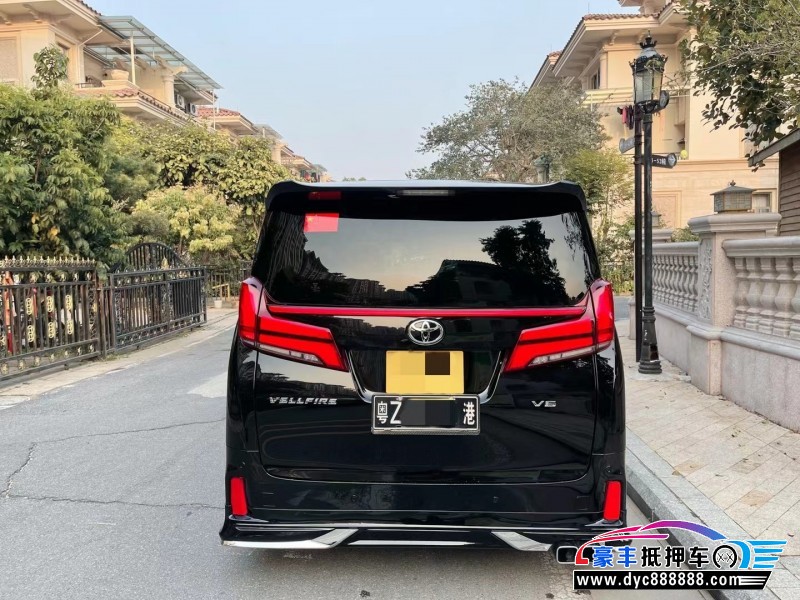 19年丰田威尔法轿车抵押车出售