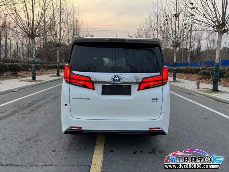 21年丰田埃尔法轿车抵押车出售