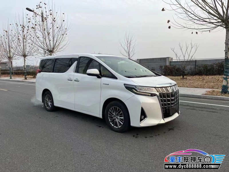 21年丰田埃尔法轿车抵押车出售