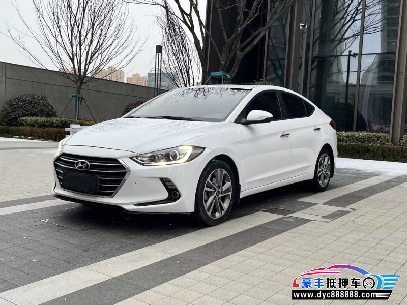 17年现代伊兰特轿车抵押车出售