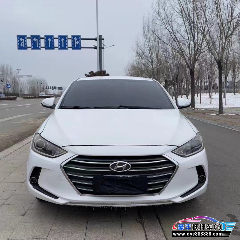 18年现代领动轿车抵押车出售