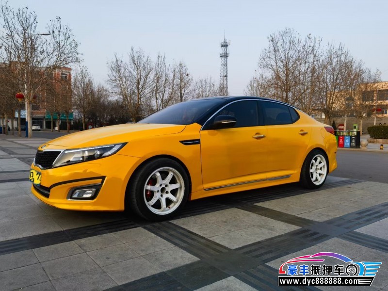 14年起亚K5轿车抵押车出售