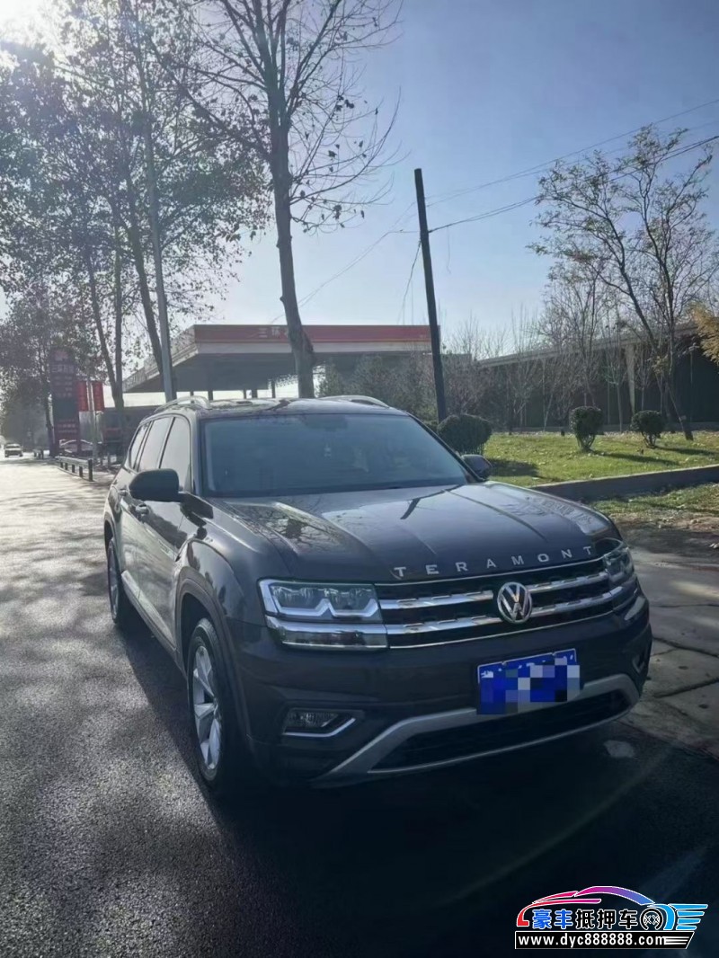 17年大众途昂SUV抵押车出售