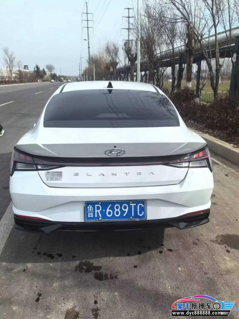 21年现代伊兰特轿车抵押车出售