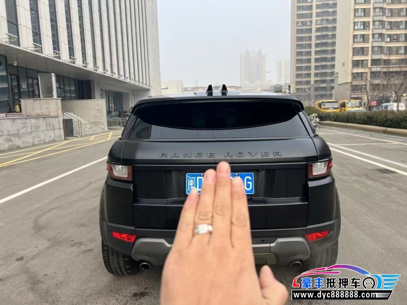 18年路虎揽胜极光SUV抵押车出售