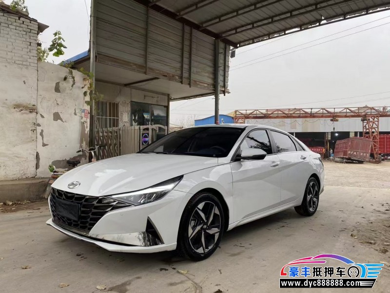 23年现代伊兰特轿车抵押车出售