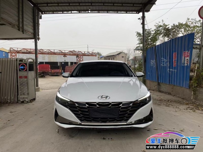 23年现代伊兰特轿车抵押车出售