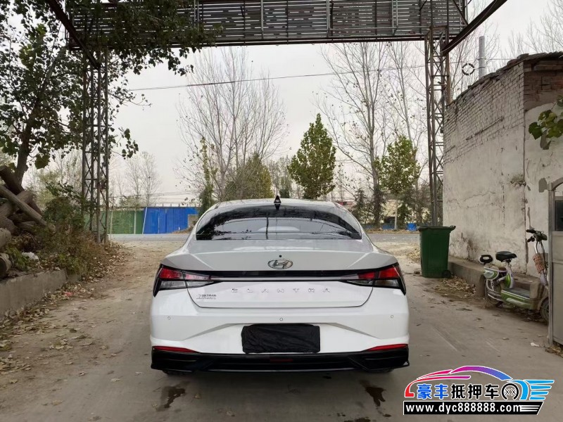 23年现代伊兰特轿车抵押车出售