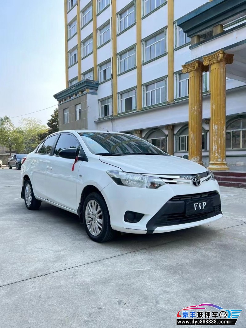 16年丰田威驰轿车抵押车出售