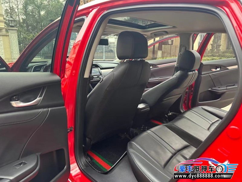 19年本田思域轿车抵押车出售