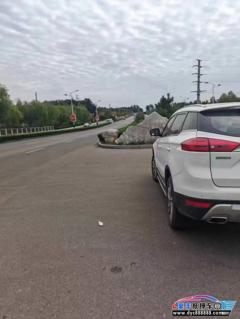 17年吉利博越SUV抵押车出售