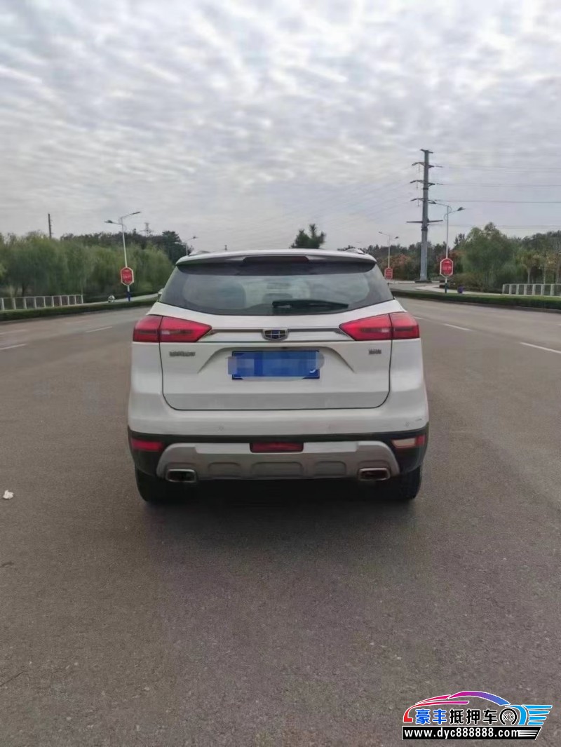 17年吉利博越SUV抵押车出售