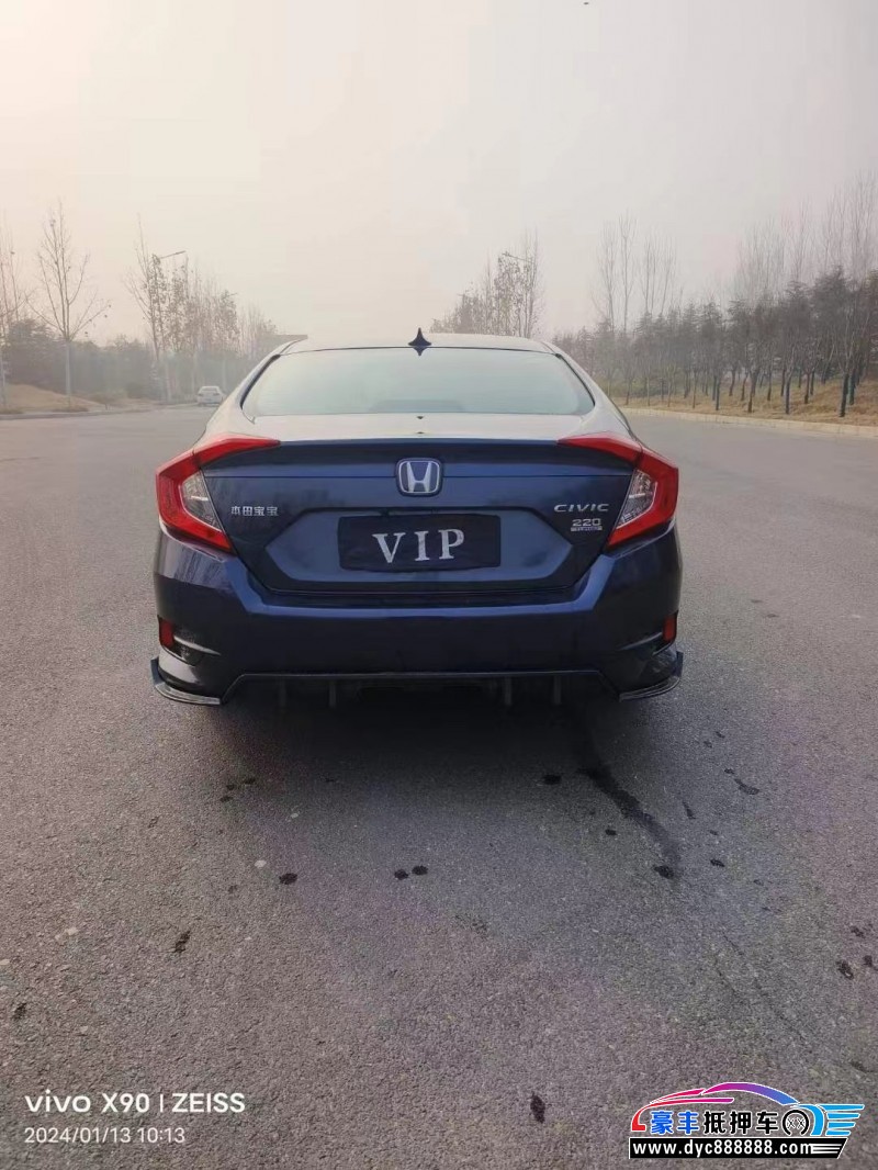 19年本田思域轿车抵押车出售