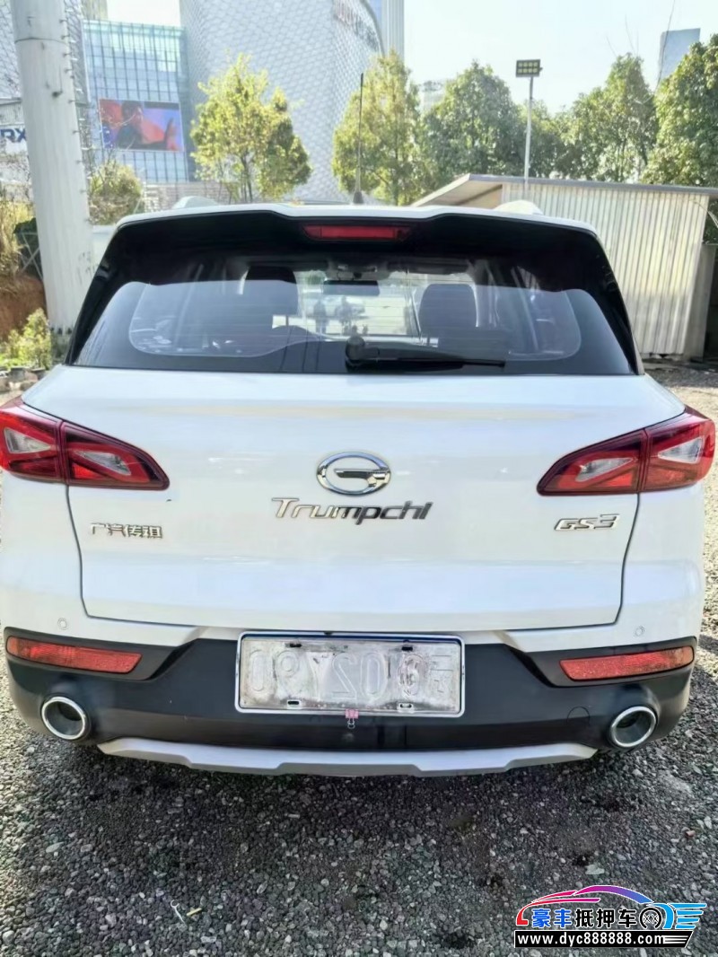 18年传祺gs3轿车抵押车出售