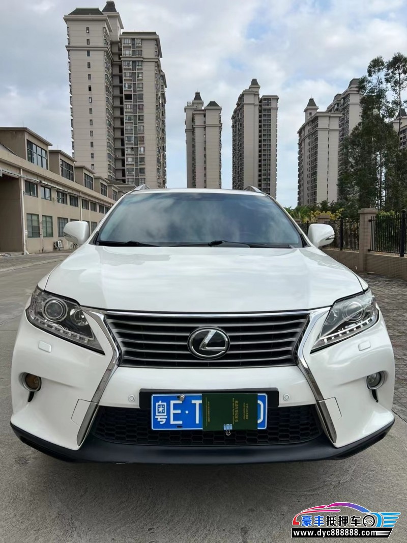 13年雷克萨斯RX轿车抵押车出售