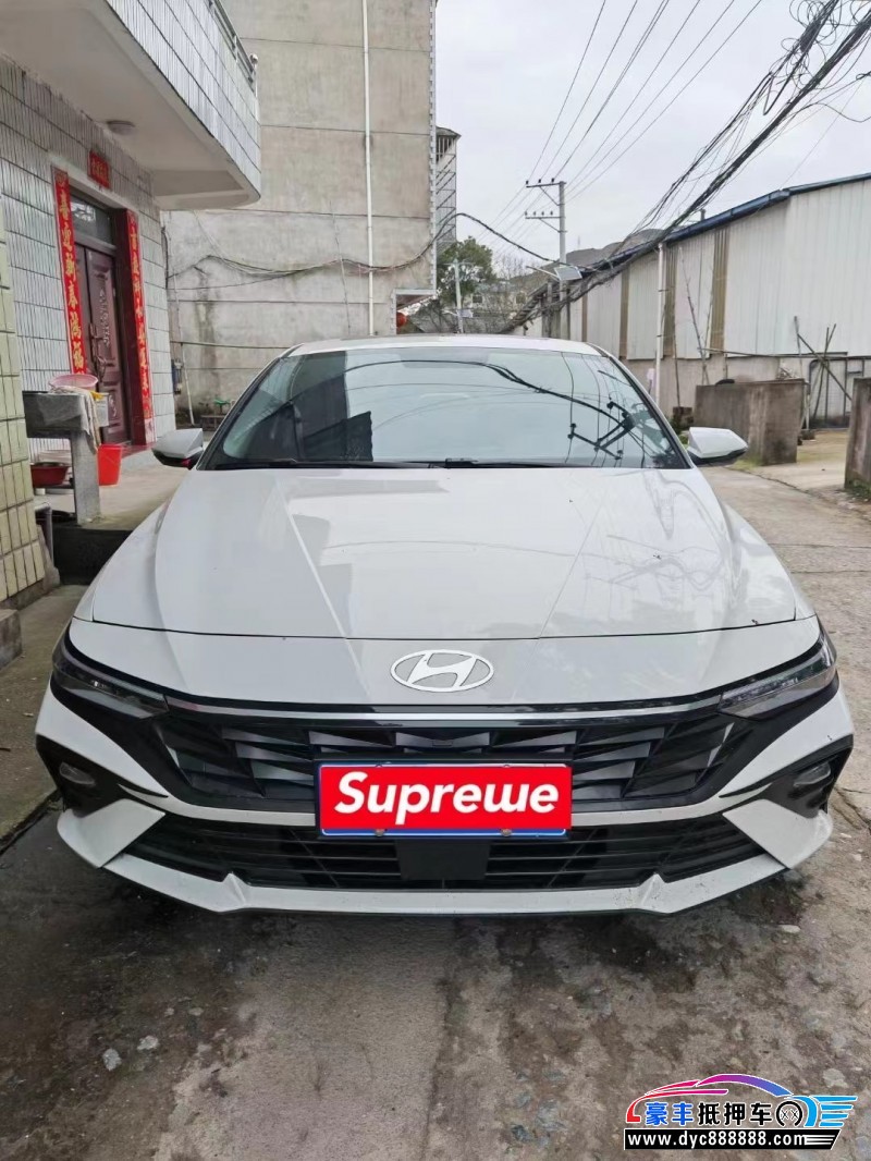 23年现代伊兰特轿车抵押车出售