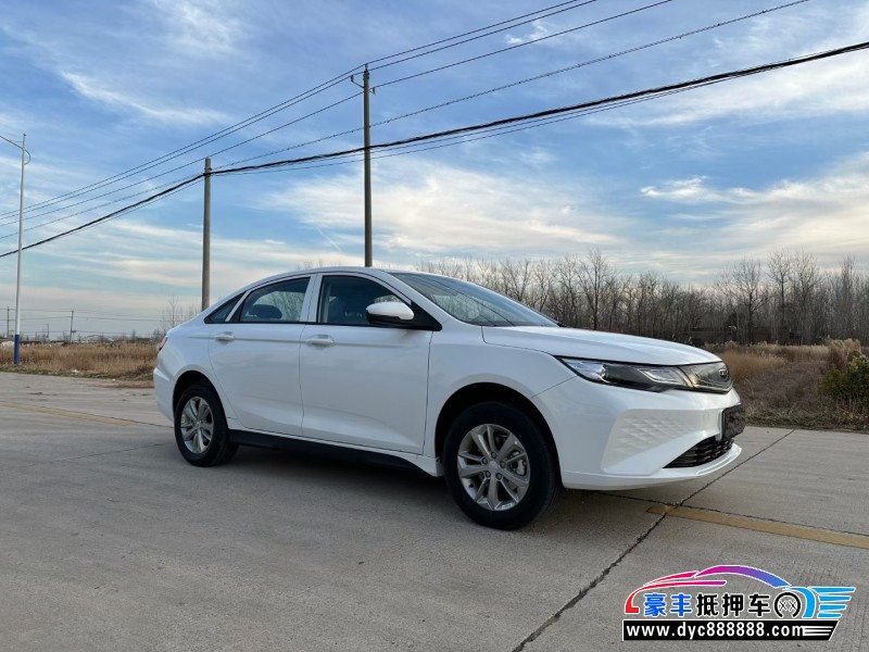 23年吉利帝豪EV轿车抵押车出售