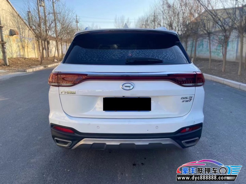 19年传祺GS5轿车抵押车出售