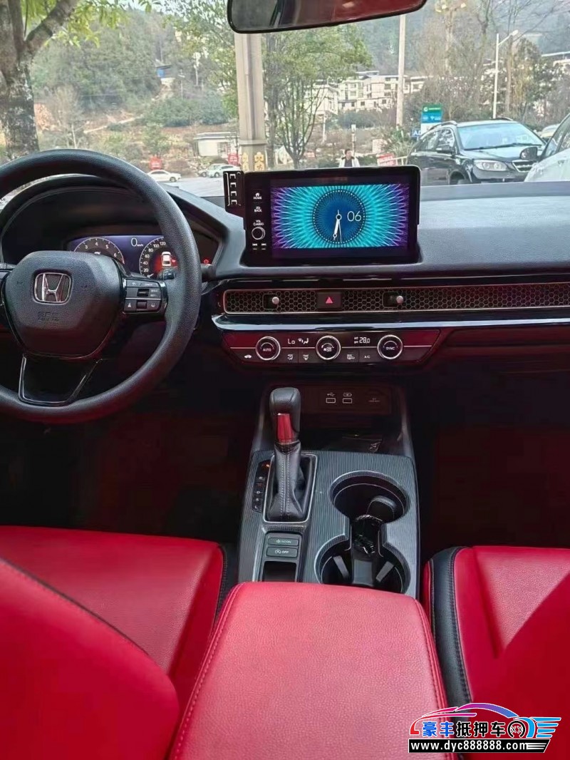 22年本田思域轿车抵押车出售
